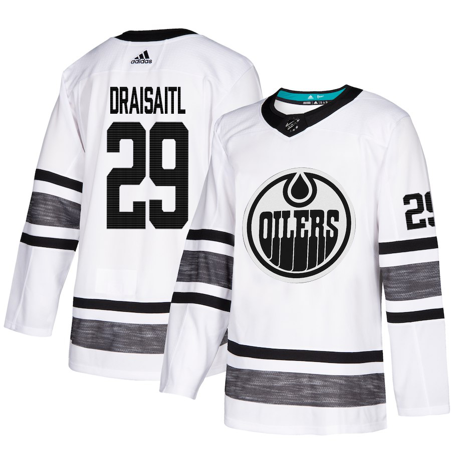 Oilers 29 Leon Draisaitl White 2019 NHL All-Star Game Adidas Jersey