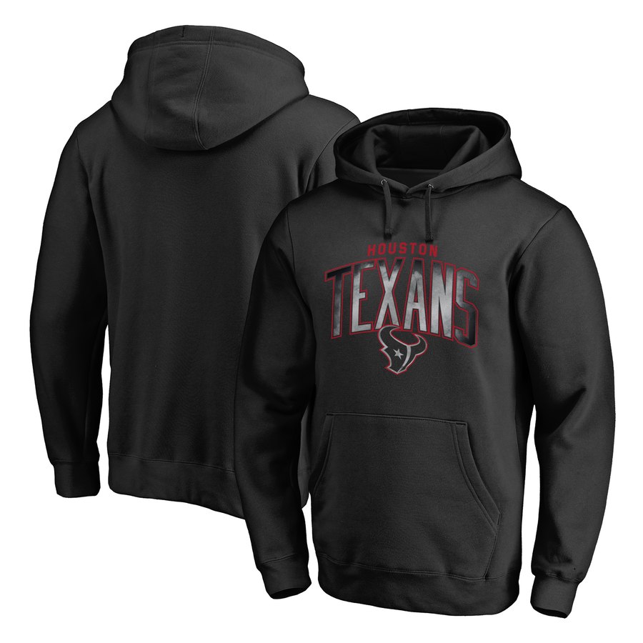 Houston Texans NFL Pro Line by Fanatics Branded Arch Smoke Pullover Hoodie Black