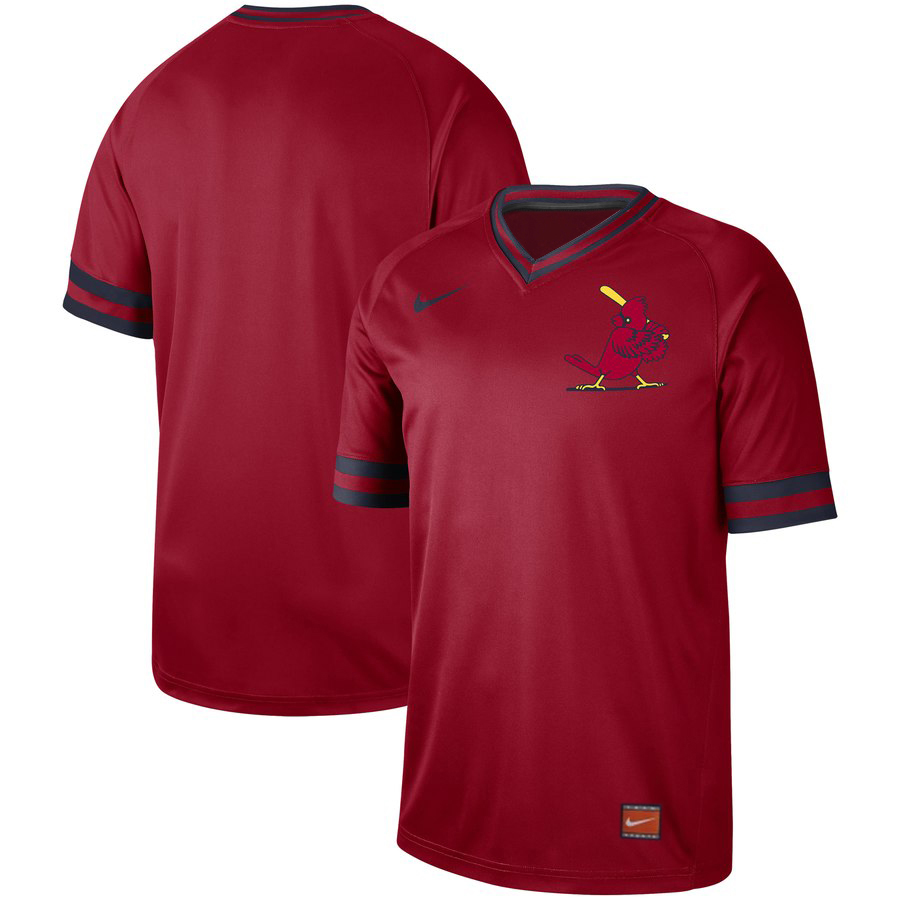 St. Louis Cardinals Blank Red Throwback Jersey