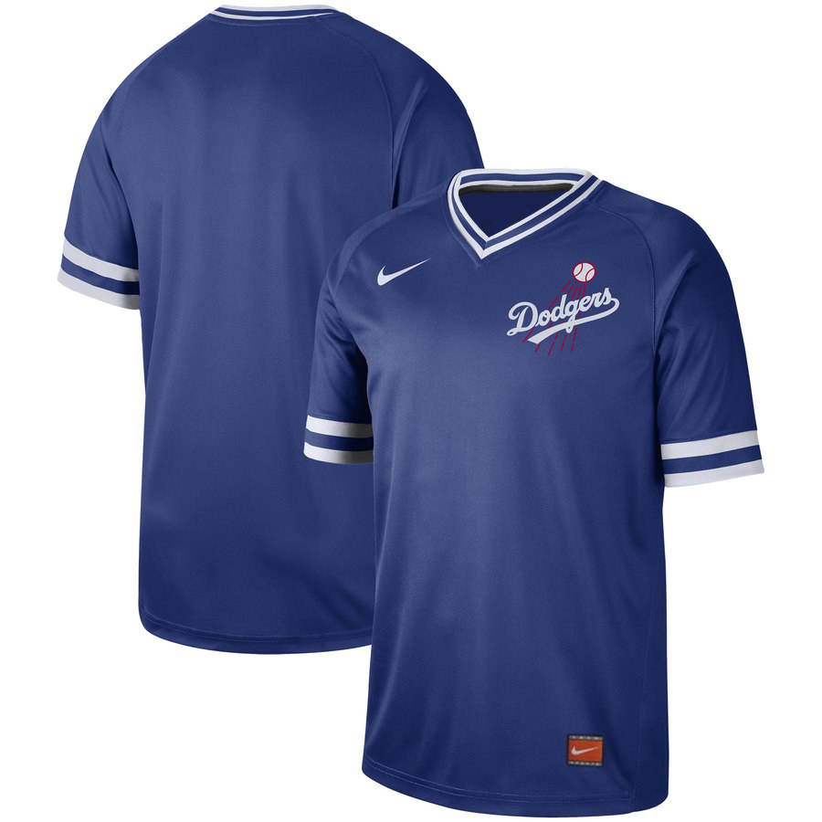 Dodgers Blank Blue Throwback Jersey