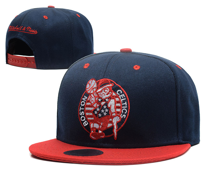 Cavaliers Team Logo Black Red Mitchell & Ness Adjustable Hat GS