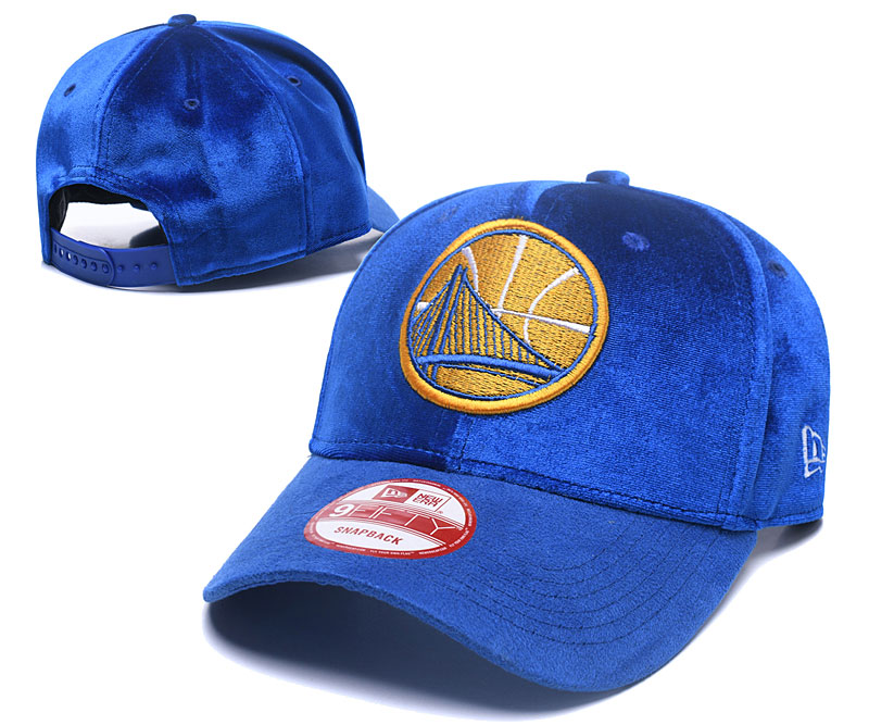 Lakers Team Logo All Blue Peaked Adjustable Hat GS