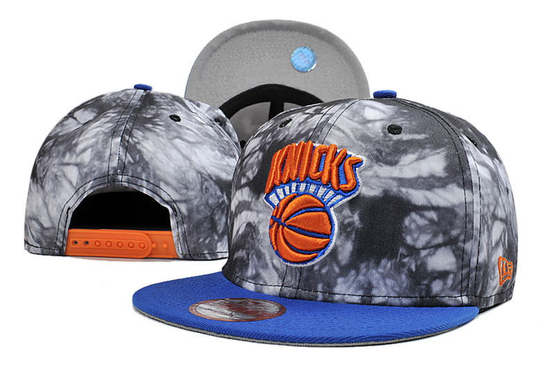 Knicks Team Logo Gray Blue Adjustable Hat LT