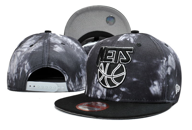 Nets Team Logo Black Adjustable Hat GS