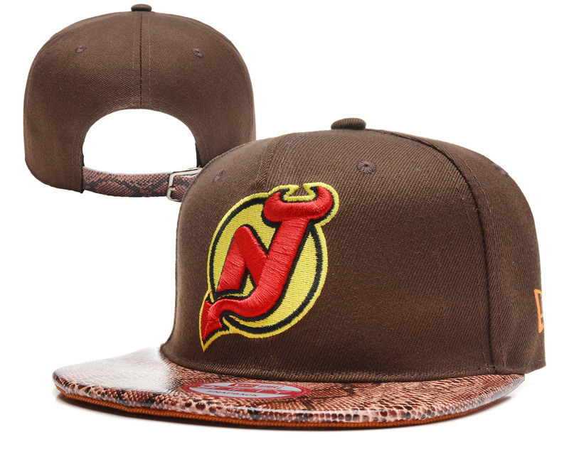 Devils Team Logo Brown Adjustable Hat YD