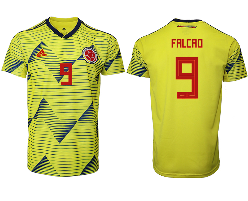 2019-20 Colombia 9 FALCAO Home Thailand Soccer Jersey
