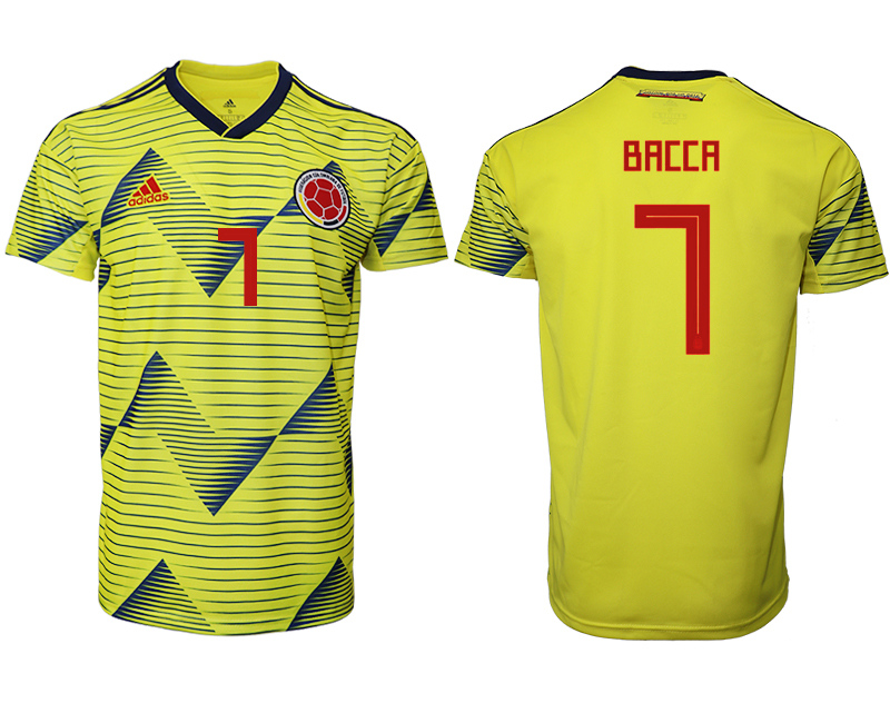 2019-20 Colombia Home 7 BACCA Thailand Soccer Jersey
