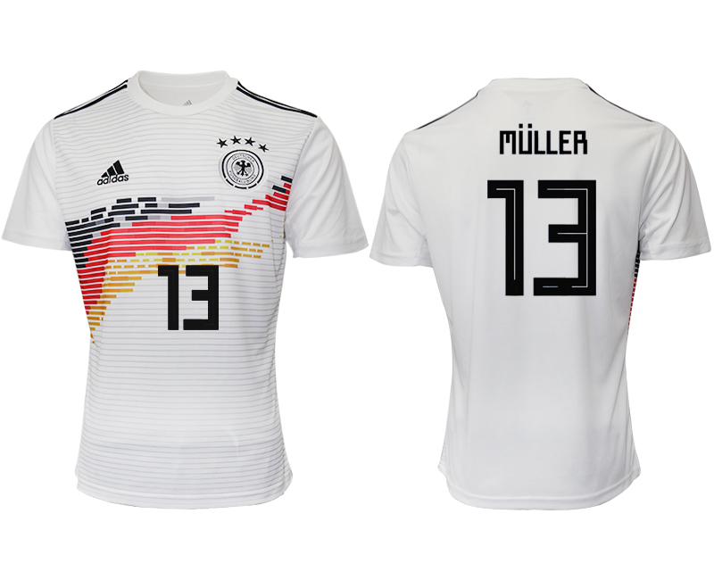2019-20 Germany 13 MULLER Home Thailand Soccer Jersey