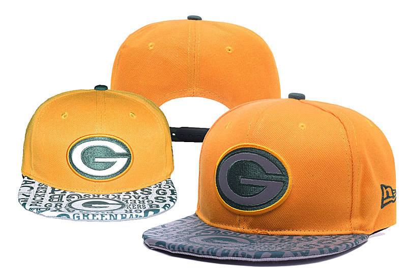 Packers Team Logo Yellow Green Adjustable Hat YD