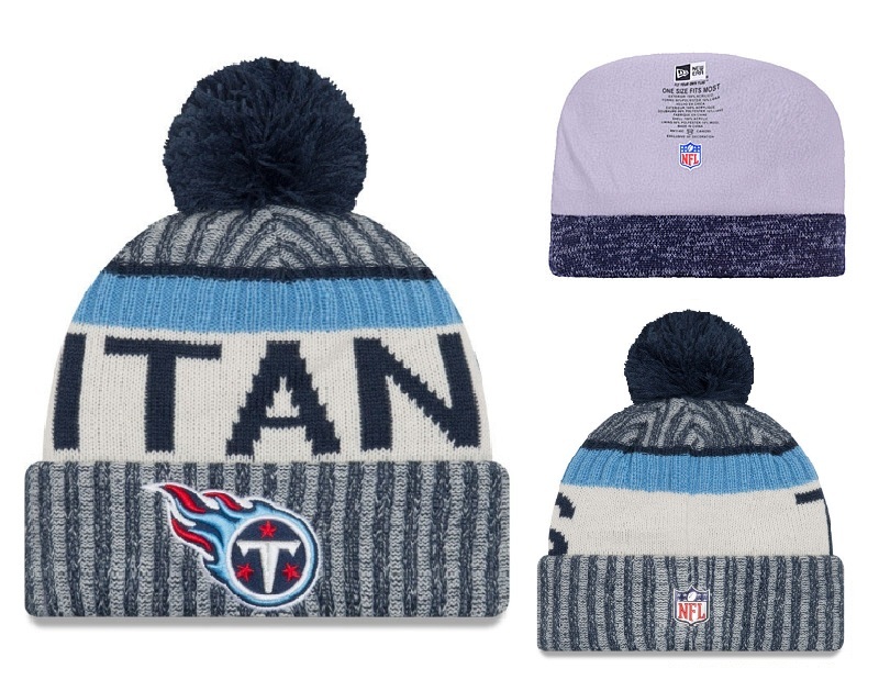 Titans Team Logo 2017 Sideline Knit Hat