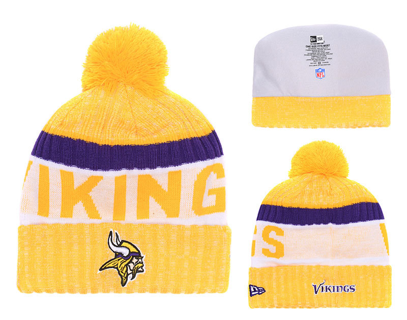 Vikings Team Logo 2017 Sideline Knit Hat YD