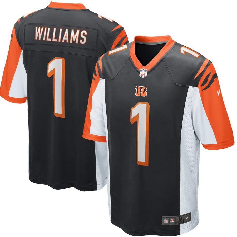 Nike Bengals 1 Jonah Williams Black 2019 NFL Draft First Round Pick Vapor Untouchable Limited Jersey