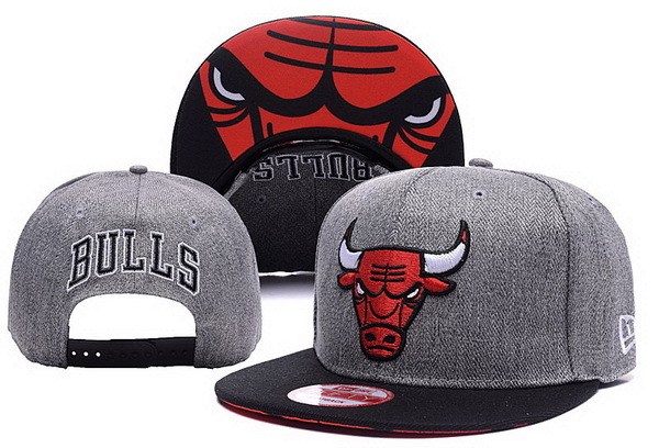 Bulls Fresh Logo Gray Adjustable Hat TX