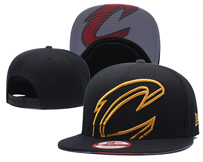 Cavaliers Team Big Logo Black Adjustable Hat GS
