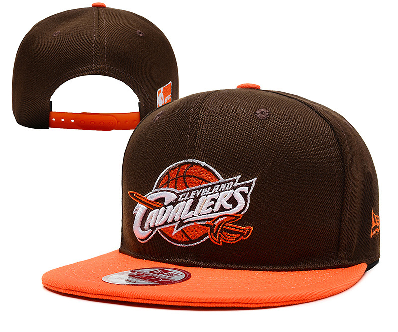 Cavaliers Team Logo Brown Orange Adjustable Hat YD