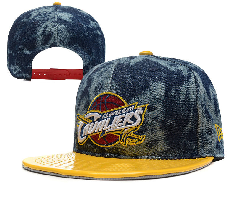 Cavaliers Team Logo Denim Yellow Adjustable Hat YD