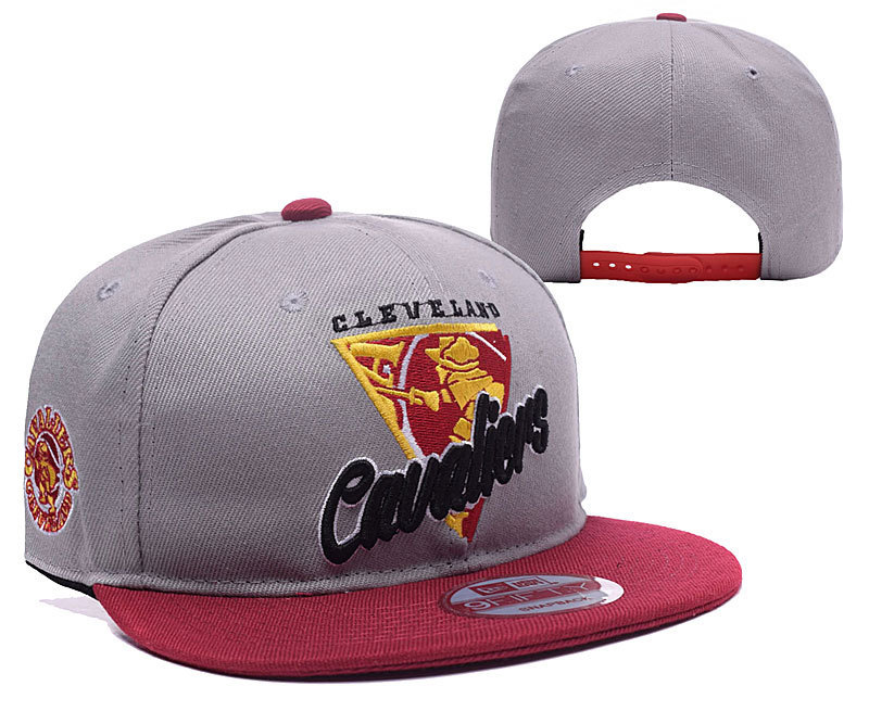 Cavaliers Team Logo Gray Red Adjustable Hat YD
