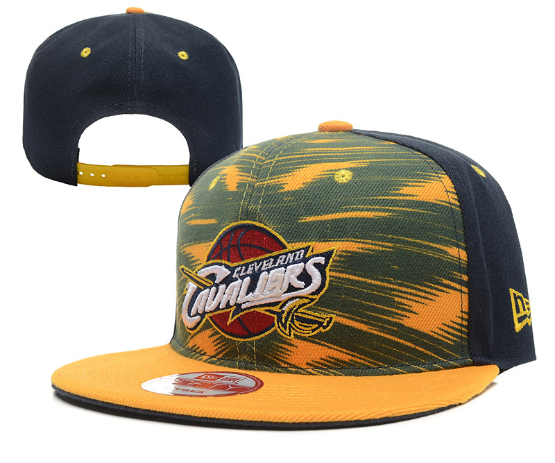 Cavaliers Team Logo Navy Yellow Adjustable Hat YD