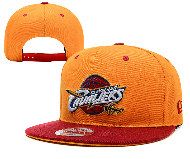Cavaliers Team Logo Yellow Red Adjustable Hat YD