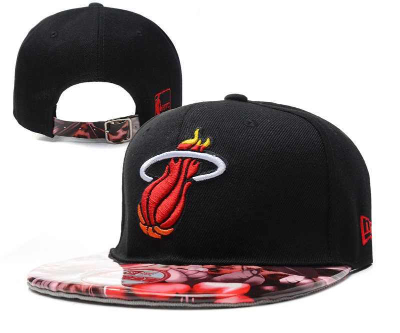 Heat Team Logo Black Pattern Adjustable Hat YD
