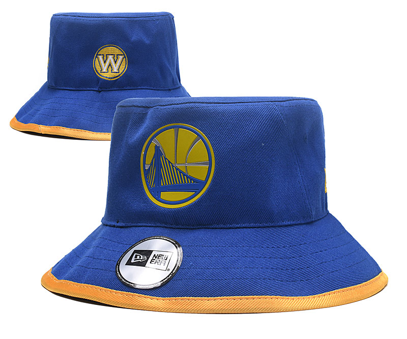 Warriors Team Logo Blue Wide Brim Hat YD