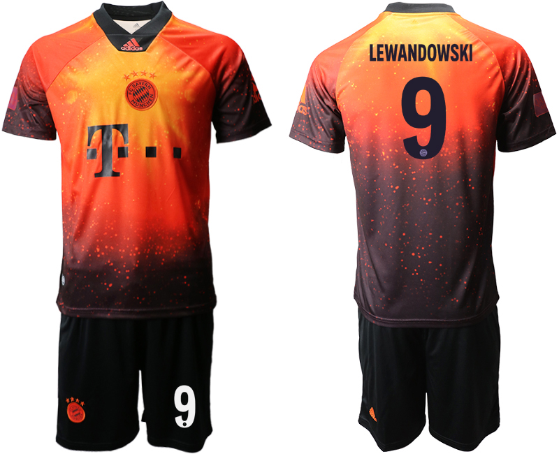 2018-19 Bayern Munich 9 LEWANDOWSKI FIFA Digital Kit Soccer Jersey