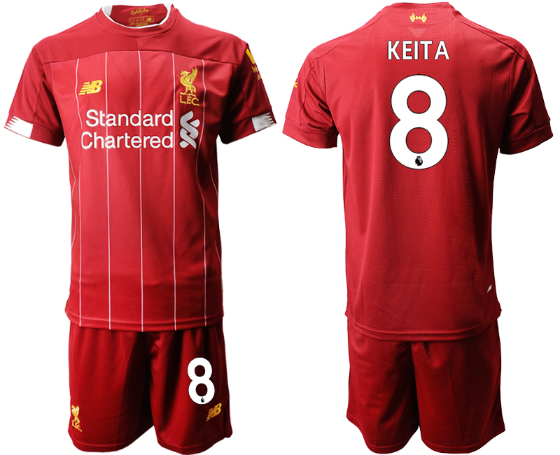 2019-20 Liverpool 8 KEITA Home Soccer Jersey