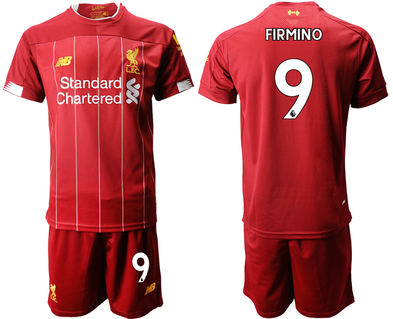 2019-20 Liverpool 9 FIRMINO Home Soccer Jersey