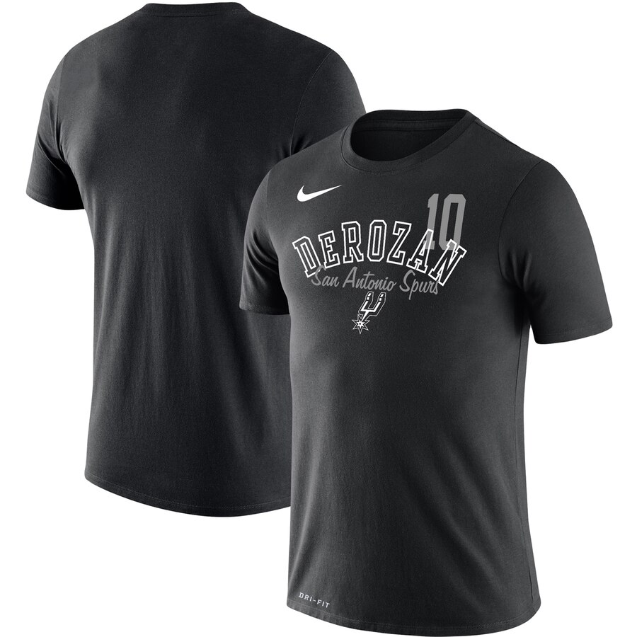 DeMar DeRozan San Antonio Spurs Nike Player Performance T-Shirt Black