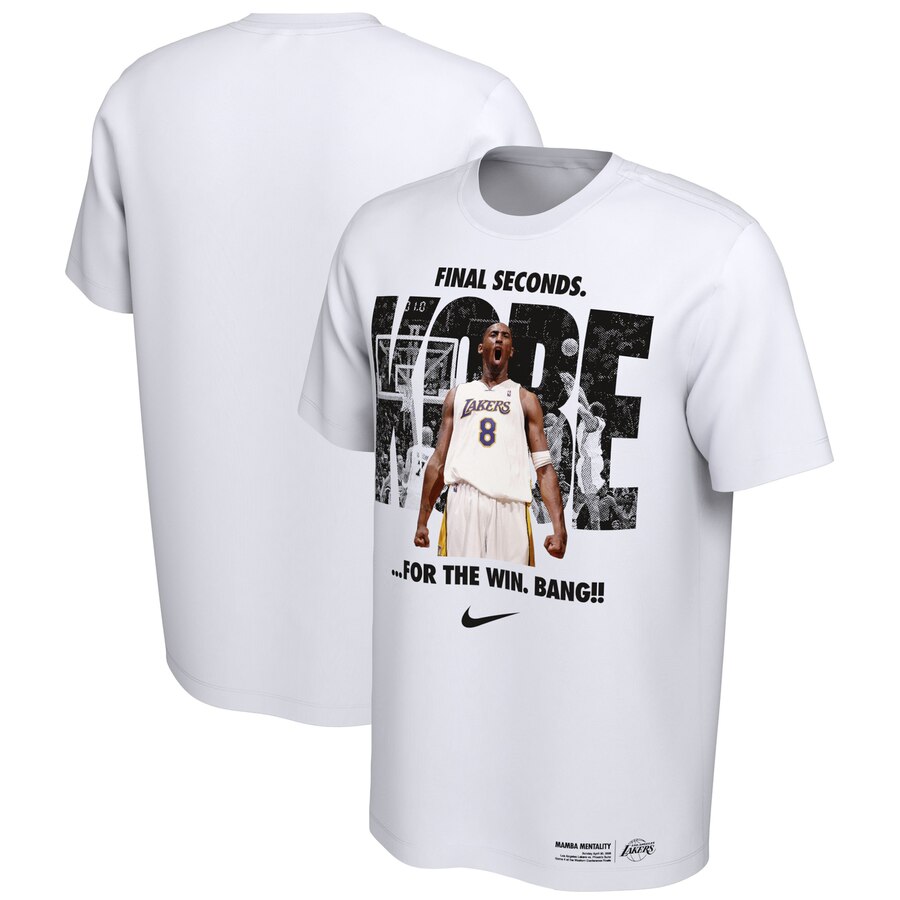 Kobe Bryant Los Angeles Lakers Nike Mamba Day T-Shirt White