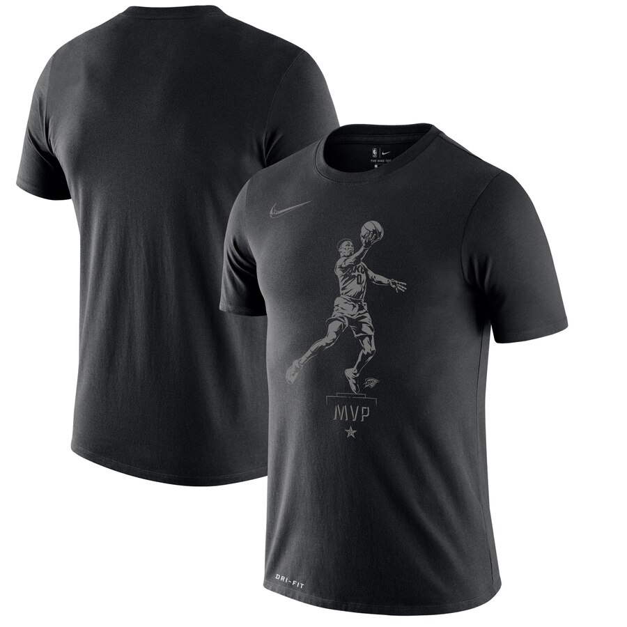 Russell Westbrook Oklahoma City Thunder Nike MVP Try Performance T-Shirt Black