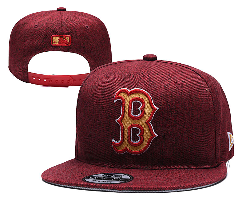 Red Sox Team Logo Red Adjustable Hat TX