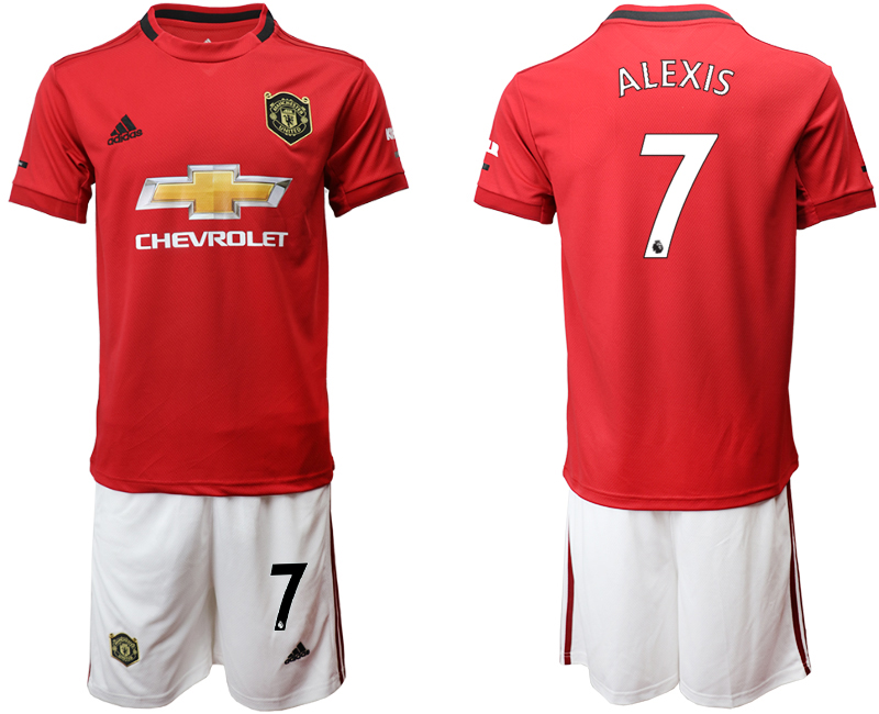 2019-20 Manchester United 7 ALEXIS Home Soccer Jersey