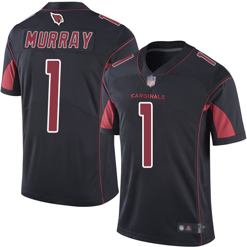 Nike Cardinals 1 Kyler Murray Black 2019 NFL Draft First Round Pick Color Rush Limited Jersey