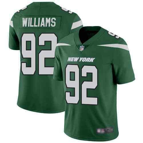 Nike Jets 92 Leonard Williams Green Youth New 2019 Vapor Untouchable Limited Jersey