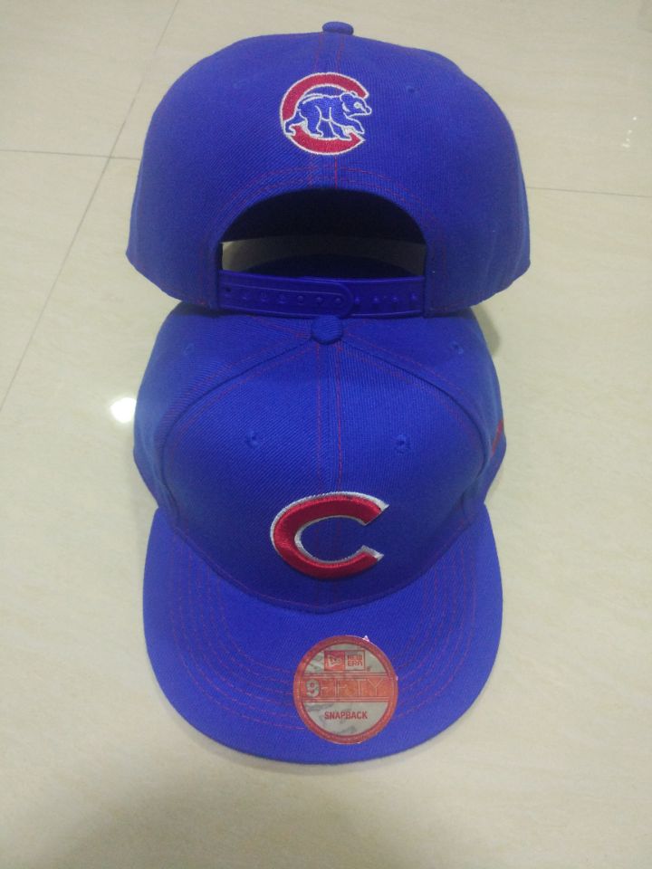 Cubs Team Logo Blue Adjustable Hat LT