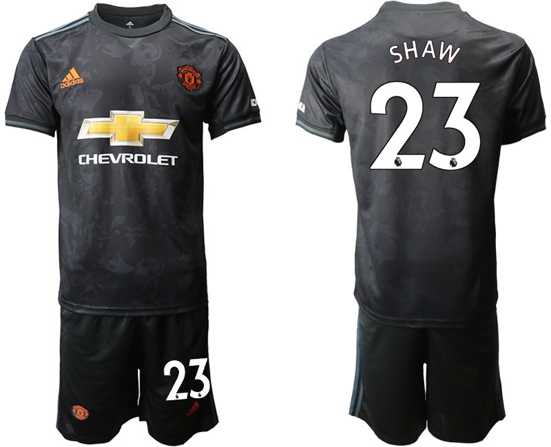 2019-20 Manchester United 23 SHAW Third Away Soccer Jersey