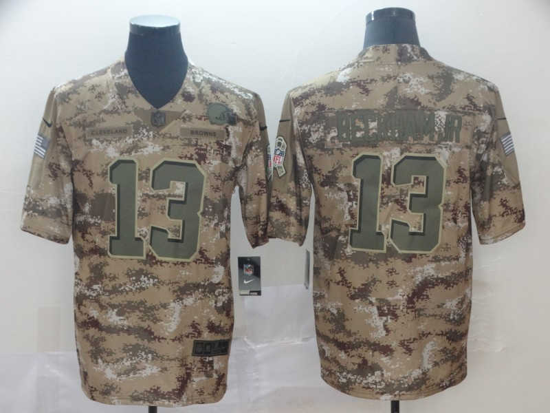 Nike Raiders 13 Odell Beckham Jr Camo Salute to Service Limited Jersey