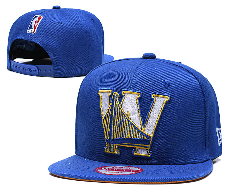 Warriors Team Logo Blue Adjustable Hat TX
