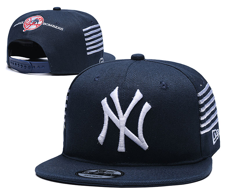 Yankees Team Logo Navy Adjustable Hat YD