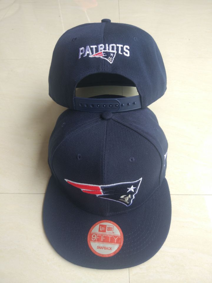 Patriots Team Logo Navy Adjustable Hat LT