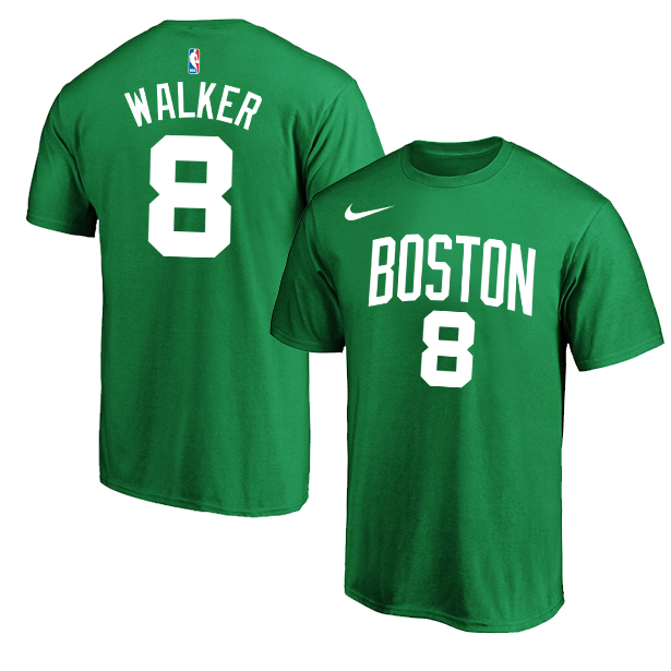 Boston Celtics 8 Kemba Walker Green Nike T-Shirt