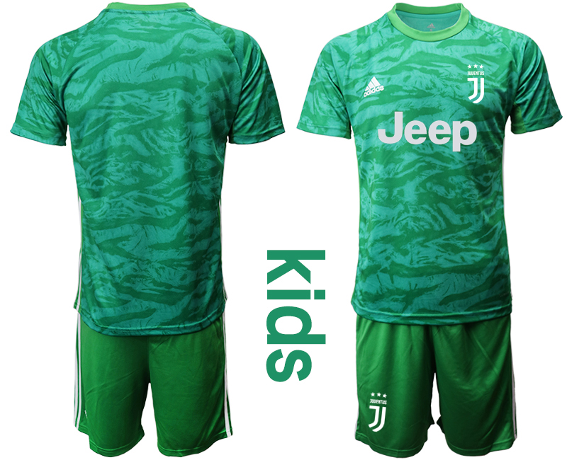2019-20 Juventus Green Youth Goalkeeper Soccer Jersey