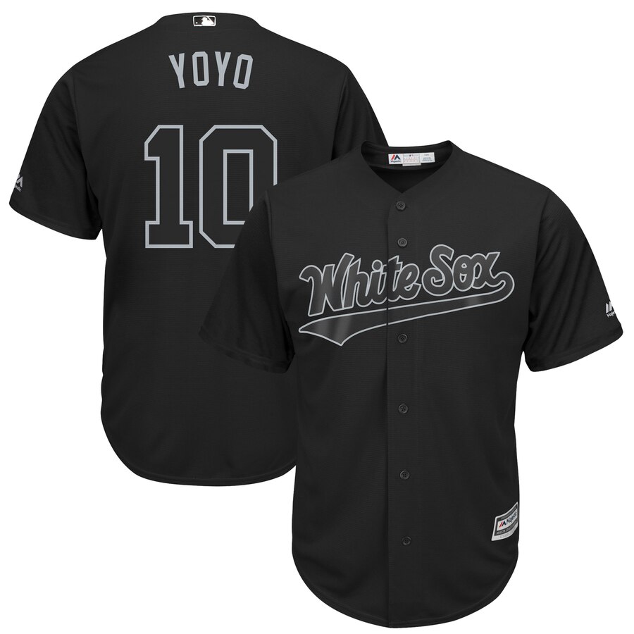 White Sox 10 Yoan Moncada "Yoyo" Black 2019 Players' Weekend Player Jersey