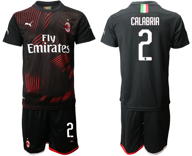 2019-20 AC Milan 2 CALABRIA Third Away Soccer Jersey