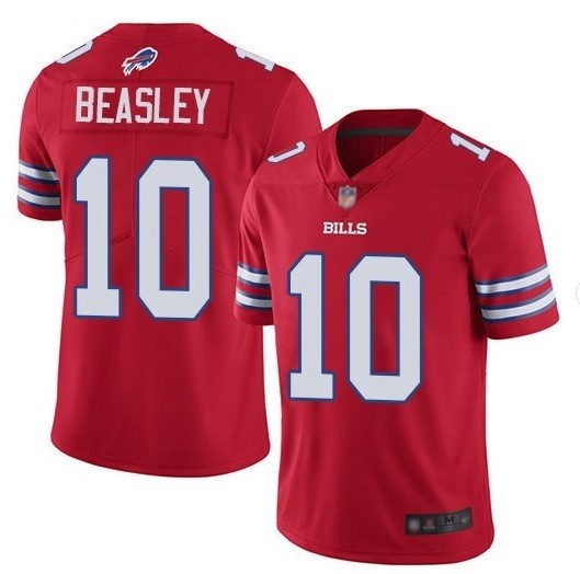 Nike Bills 10 Cole Beasley Red Color Rush Limited Jersey