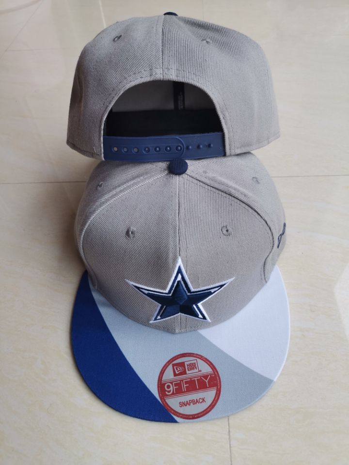 Cowboys Team Logo Gray Adjustable Hat LT