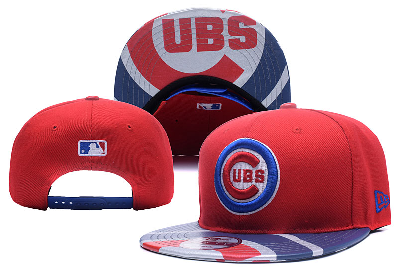 Cubs Team Logo Red Adjustable Hat YD