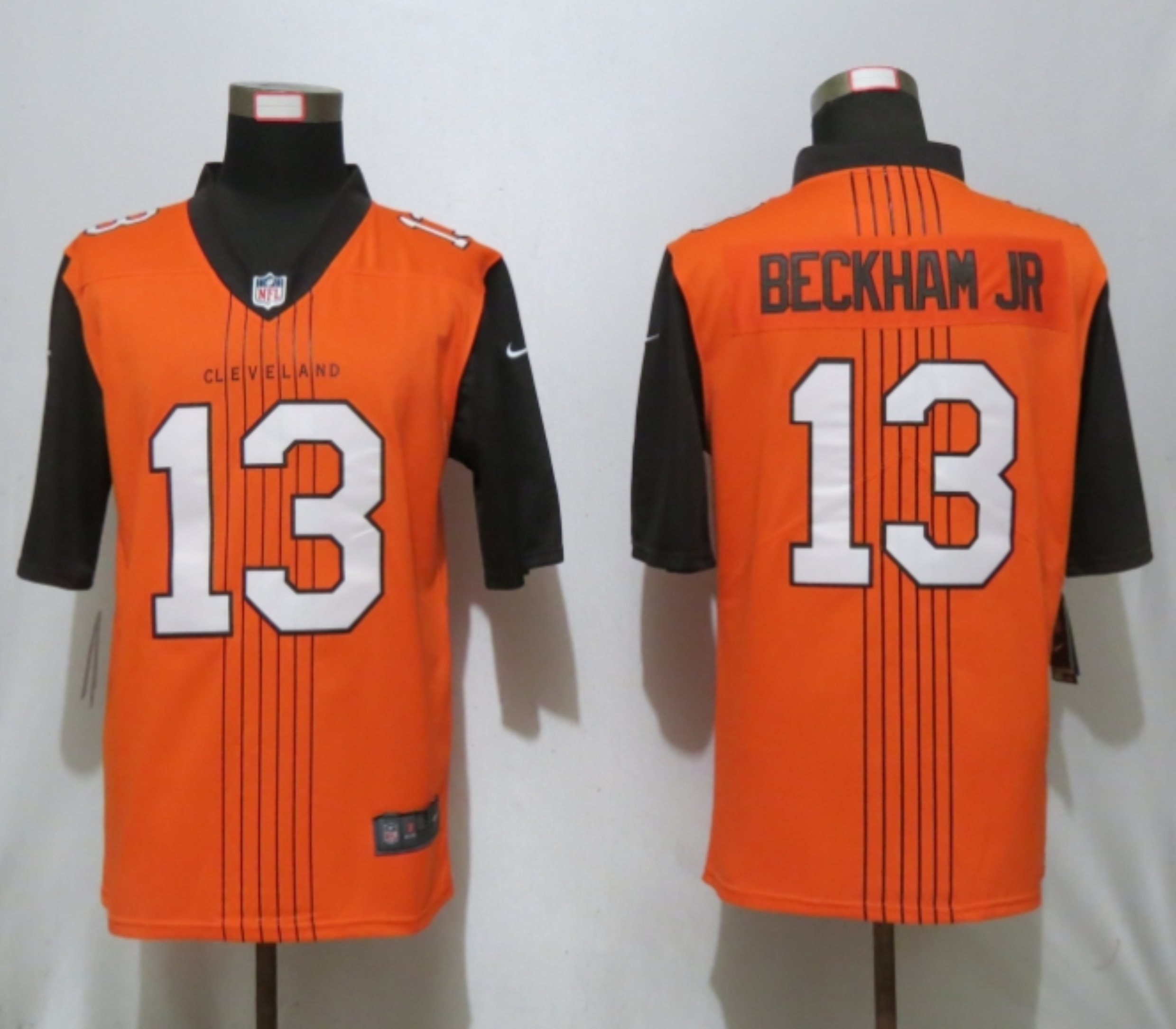 Nike Browns 13 Odell Beckham Jr. Brown City Edition Vapor Untouchable Limited Jersey