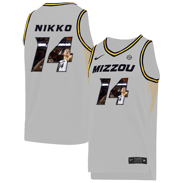 Missouri Tigers 14 Reed Nikko White Fashion College Basketball Jersey